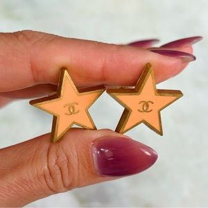 SOLD - Chanel CC Logo Clip-On Earrings